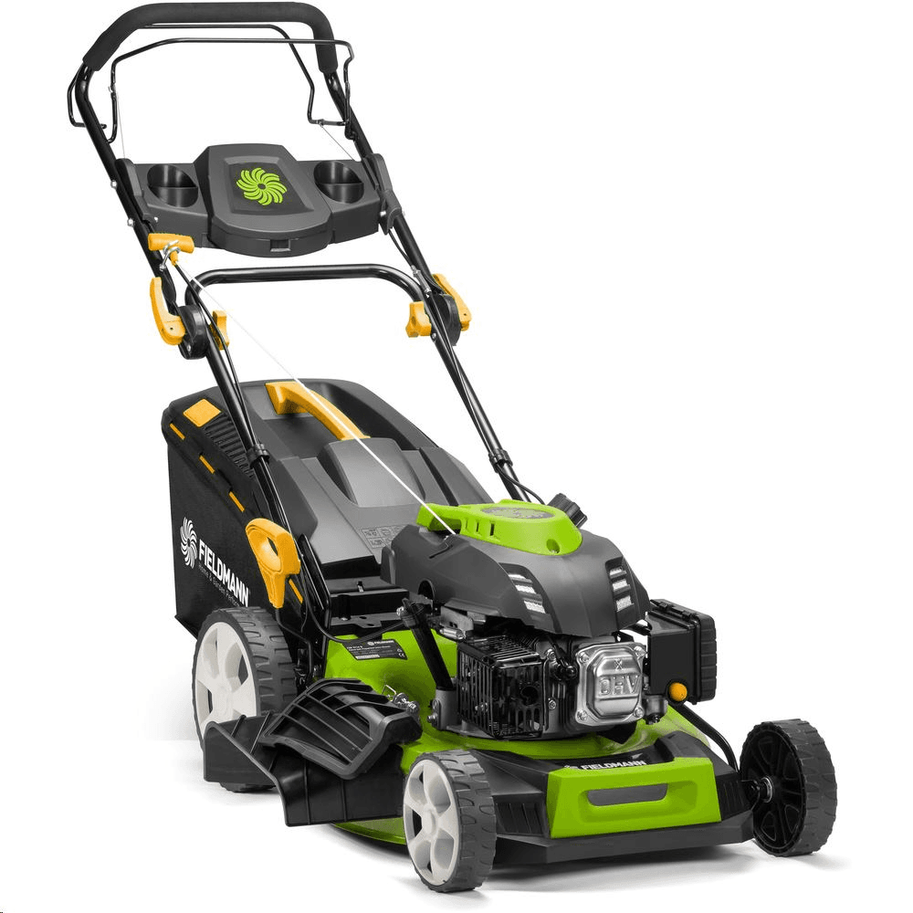Benzínová kosačka 4v1 Fieldmann s pohonom, 170 cm3, 65 l, 8 polôh