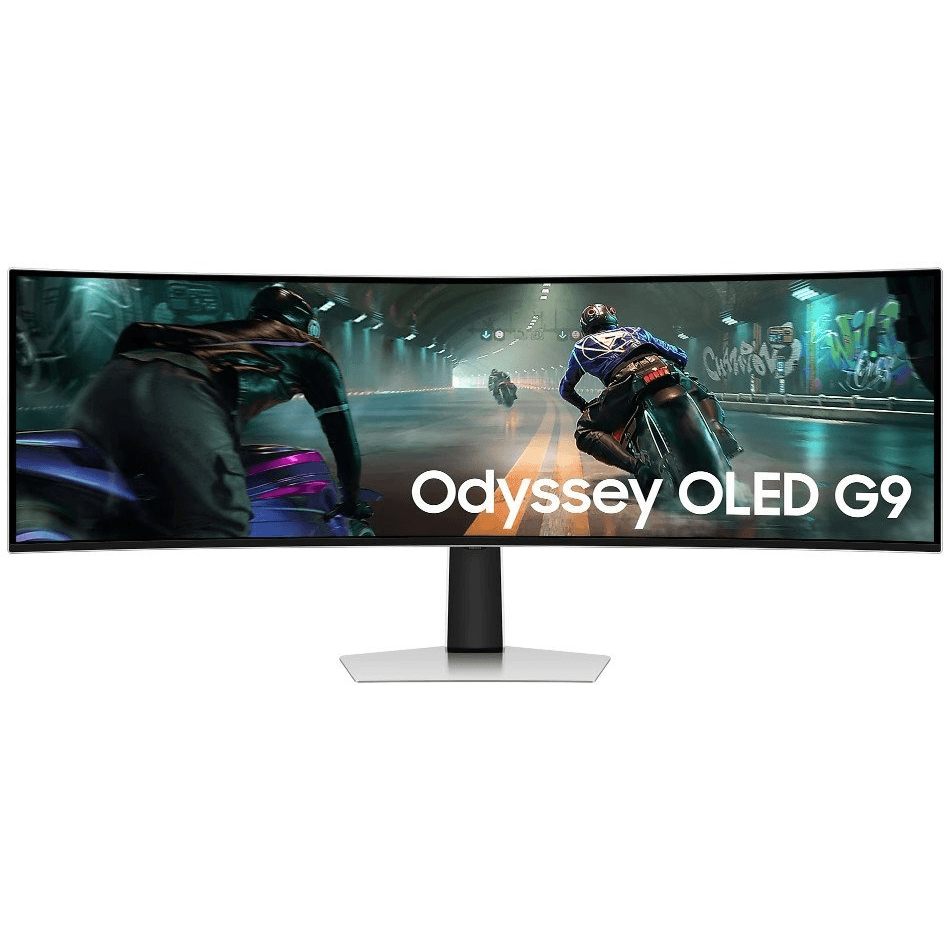 Samsung G91SD LCD monitor 124,5 cm (49") 5120 x 1440 px Dual QHD OLED Strieborná