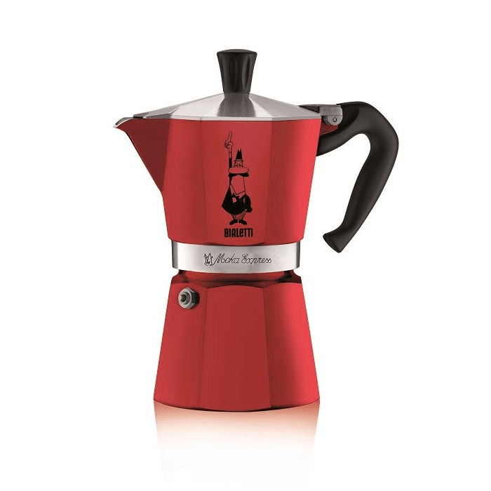 Kávovar Bialetti Moka Express 6-cup Red