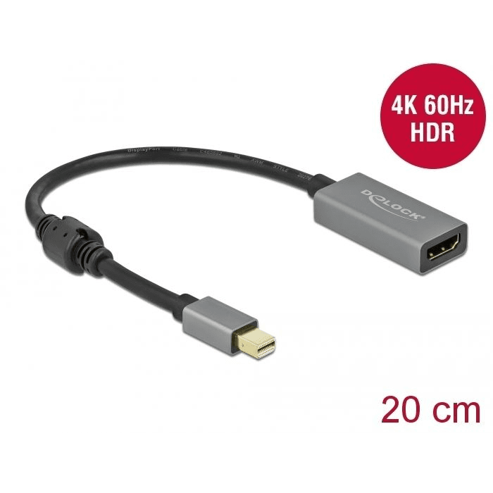 DeLOCK 66570 káblový adaptér 0,2 m Mini DisplayPort HDMI typu A (štandard)