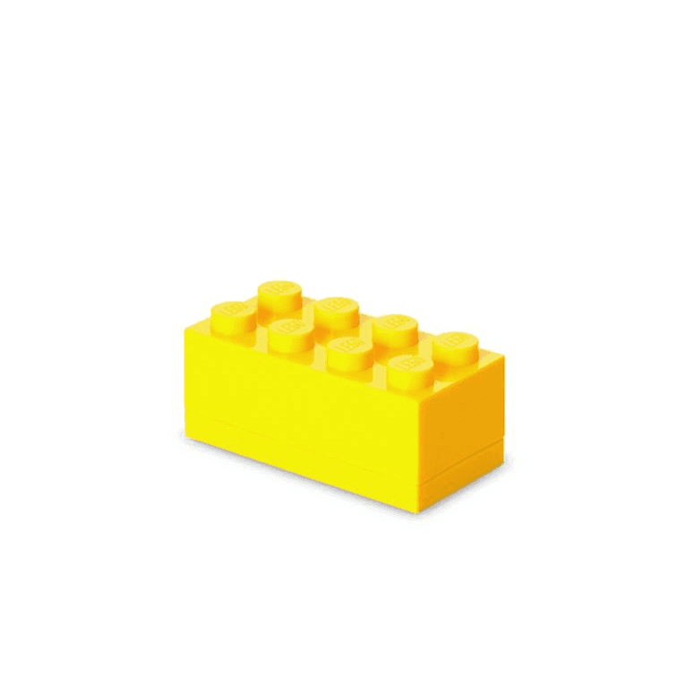 Mini nádoba na drobnosti Lego žltá