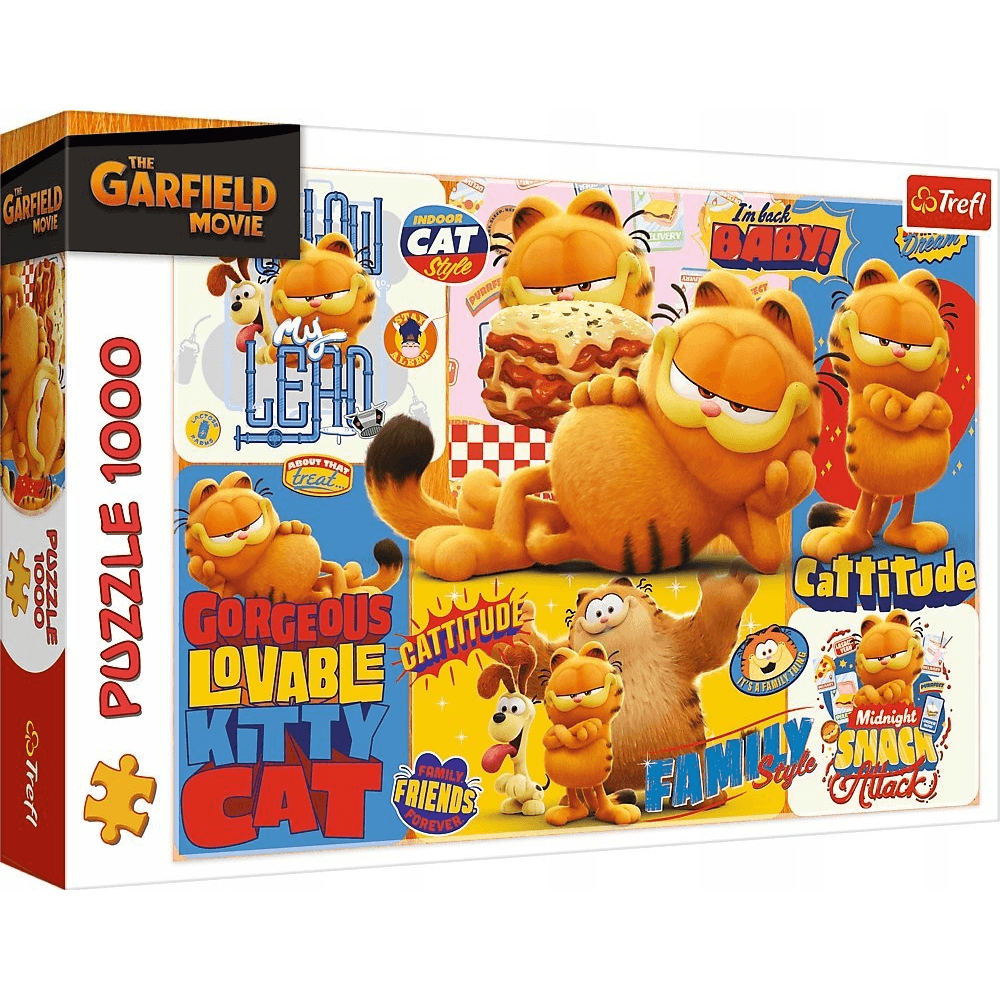 Trefl Garfield Puzzle 1000 kusov Televízia / filmy