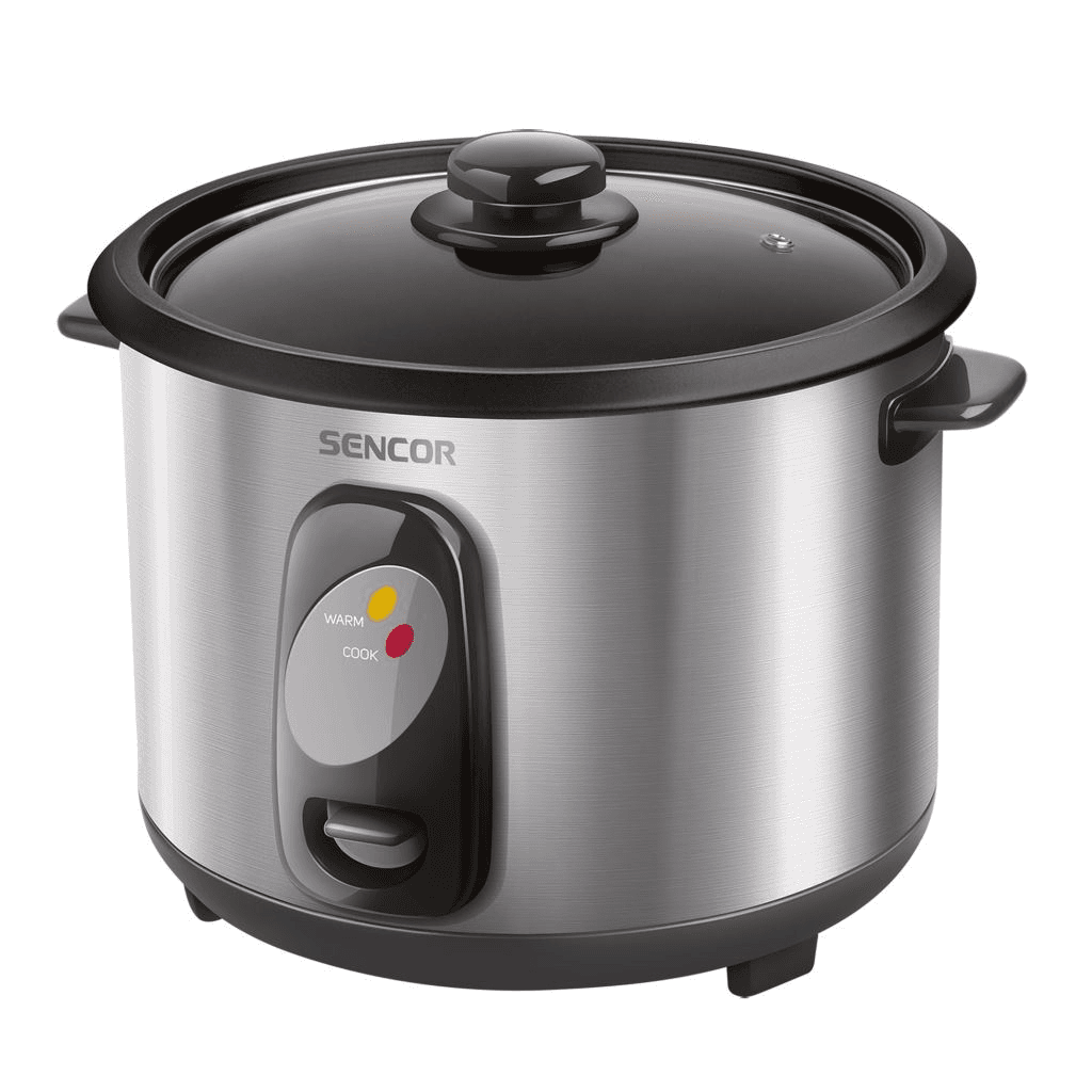Hrniec na varenie ryže zeleninový RYŽOVAR 1500ml 500W strieborný Sencor
