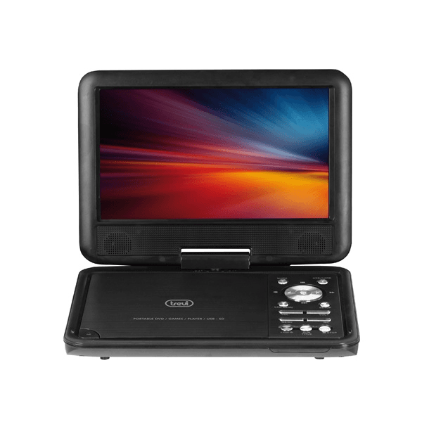 Trevi PDX 1409 S2 Prenosný DVD prehrávač Stolný 22,9 cm (9") Čierna