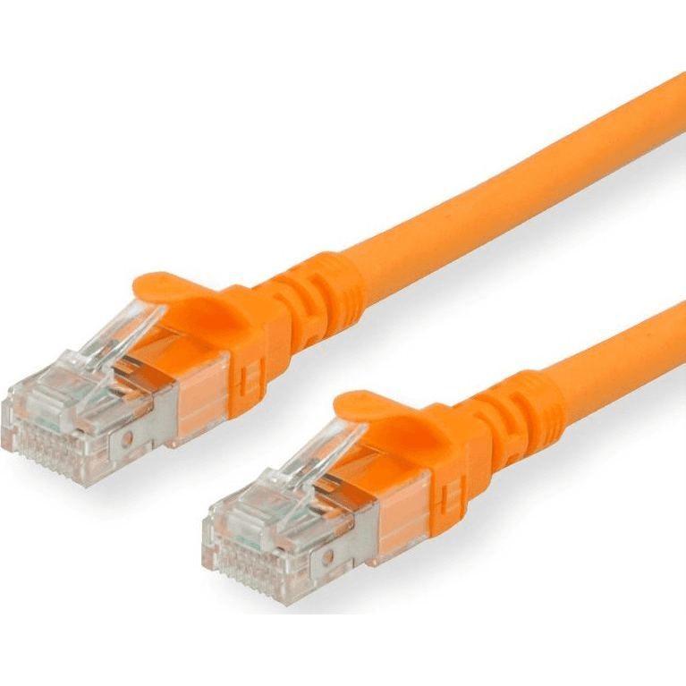 Patchcord Roline U/UTP 6a RJ45 / RJ45 3 m oranžový