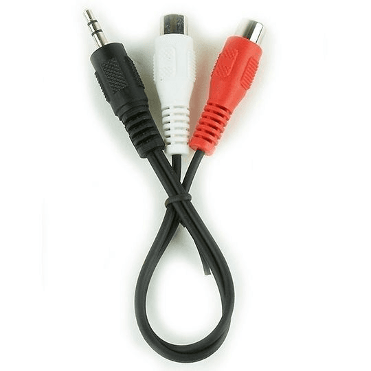 Gembird Kábel MINIJACK - 2x RCA (Cinch) M / F 20 cm
