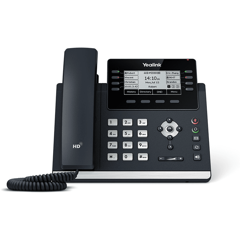 Yealink SIP-T43U IP telefón Šedá 12 riadky LCD Wi-Fi