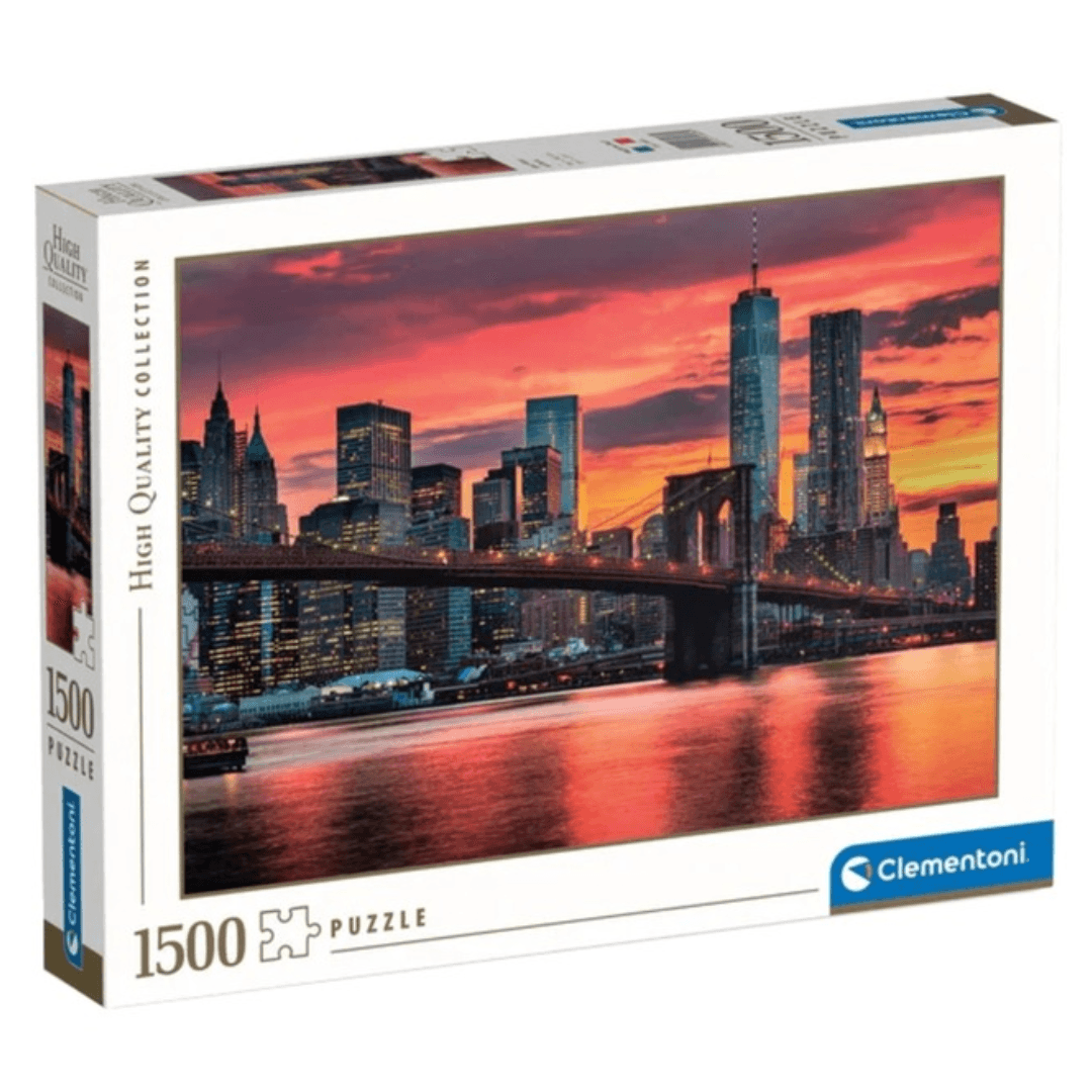 Clementoni High Quality Collection EAST RIVER AT DUSK Puzzle 1500 kusov Mesto
