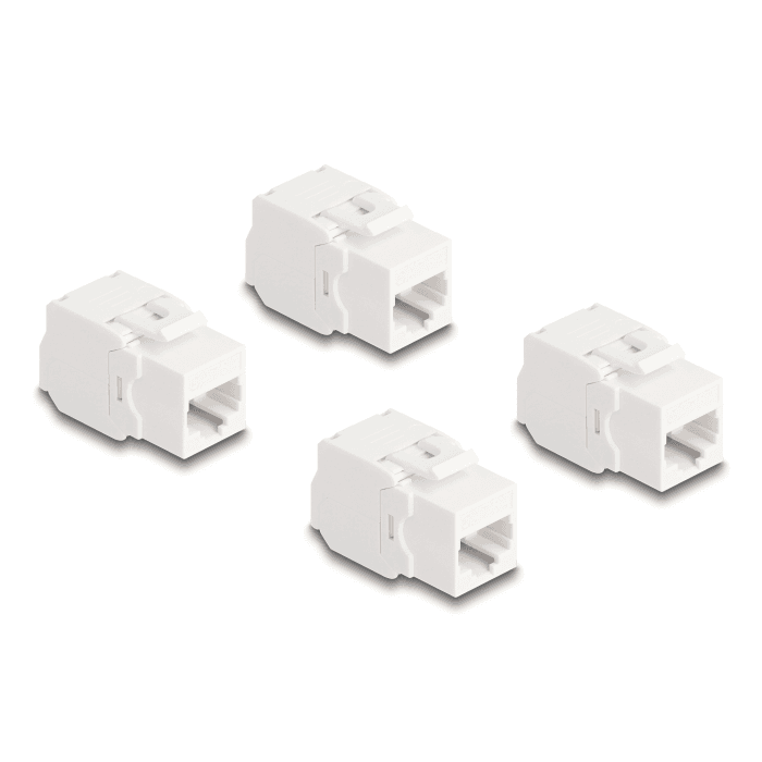 Keystone modul s RJ45 konektorom Cat.6A UTP 4 kusy Delock 86051