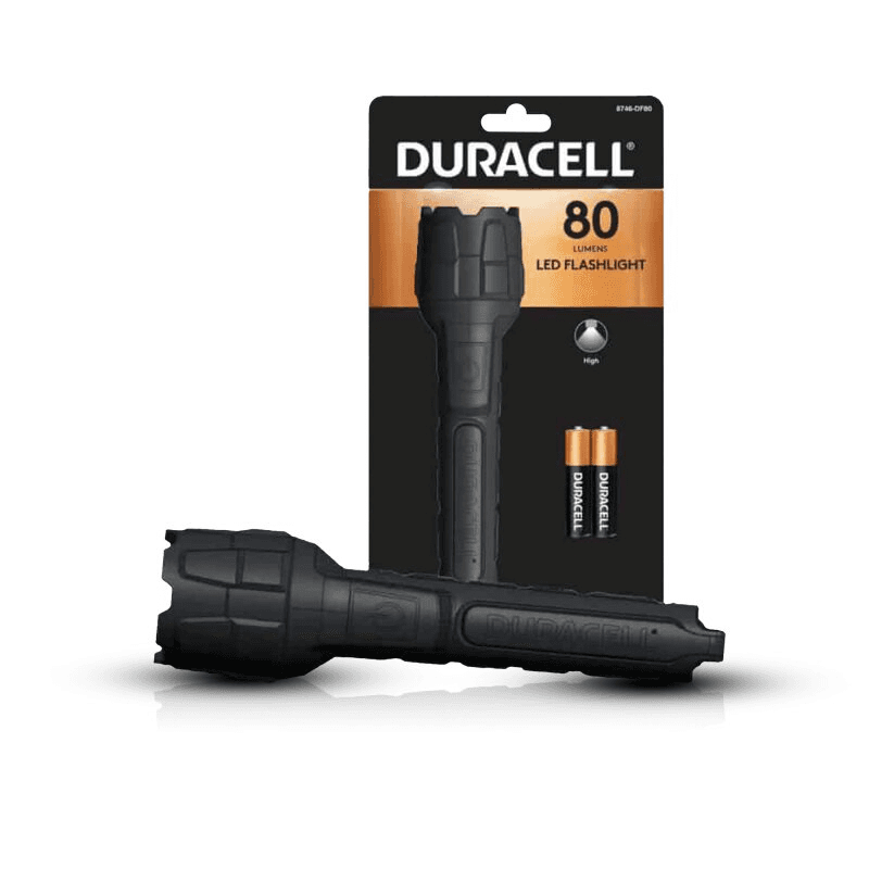 Klasická baterka Duracell 80 lm