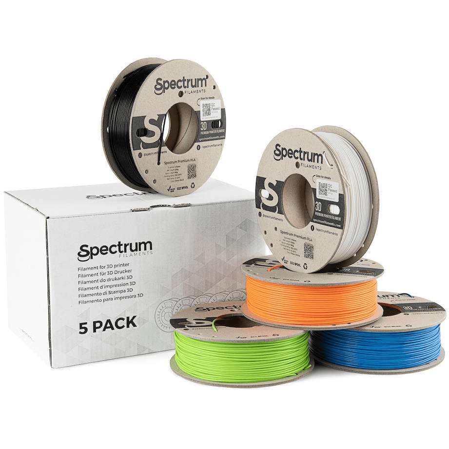 Vlákno Spectrum 5PACK PLA Premium 1,75 mm (5 x 0,25 kg)