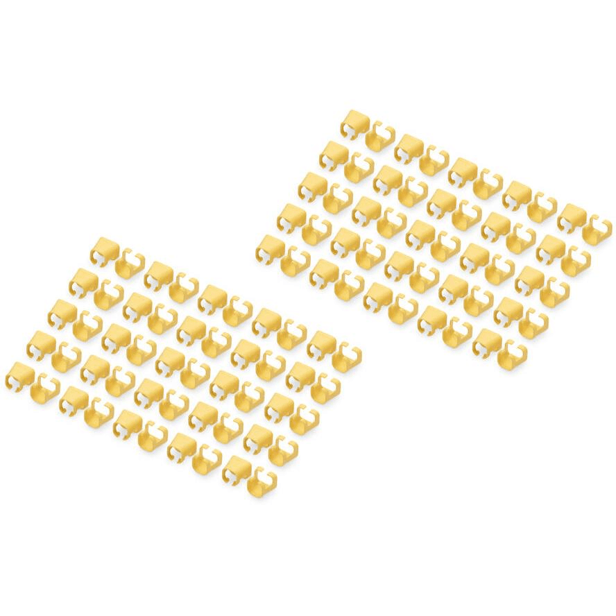 Klip na zástrčku RJ45 100ks žltý Digitus A-CC-Y