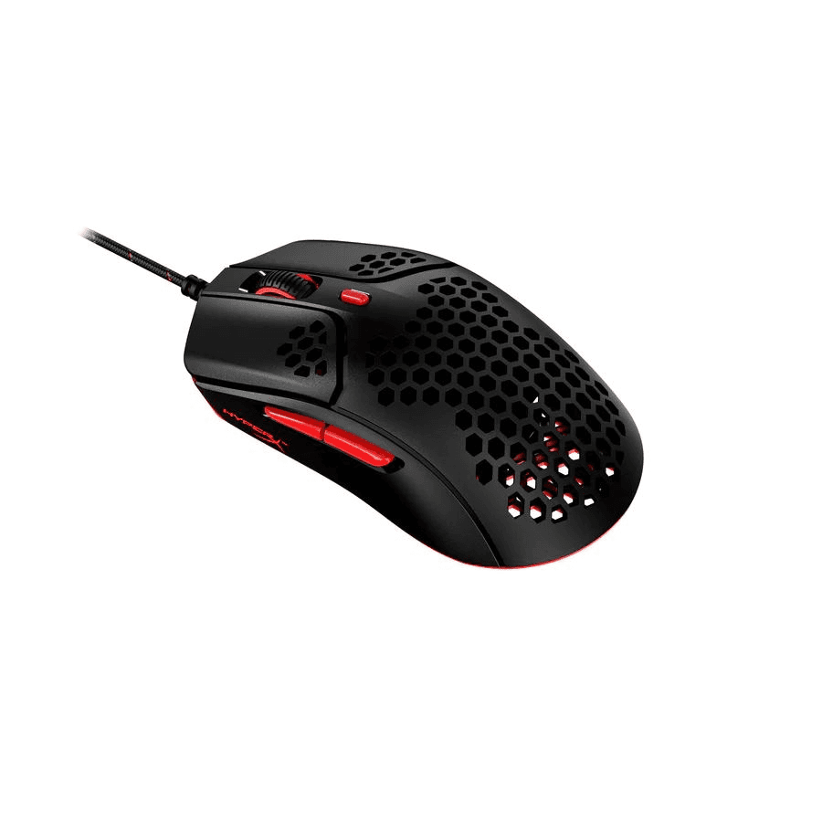 HyperX Pulsefire Haste - Gaming Mouse (Black-Red) myš Všestranný USB Typ-A Optický 16000 DPI