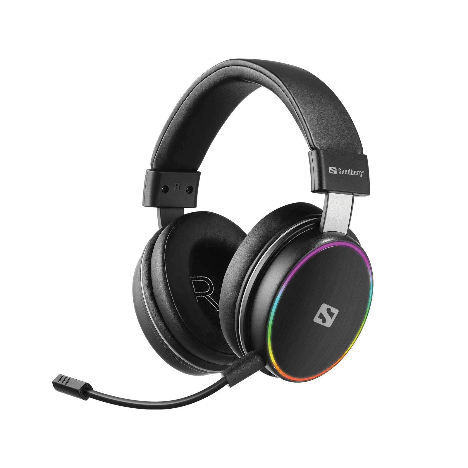 Sandberg 126-42 slúchadlo / náhlavná súprava Slúchadlá s mikrofónom Káblový a bezdrôtový Pres hlavu Hranie Bluetooth Čierna