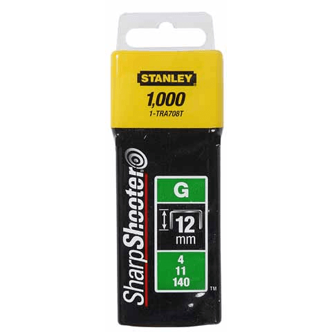 Spona Stanley 1-TRA708T typ G, 1000 kusov, 12 mm