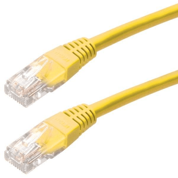 Equip 825464 sieťový kábel Žltá 5 m Cat5e U/UTP (UTP)