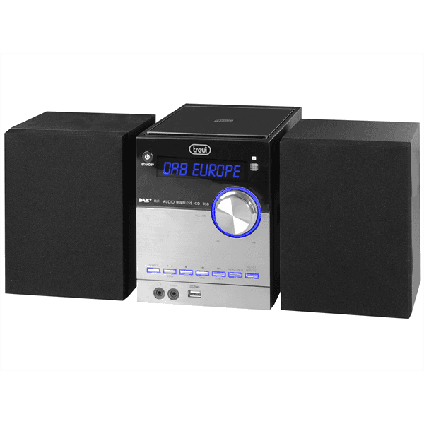 Trevi 0H10D800 domáca stereo sústava Domáci audio minisystém Čierna, Strieborná