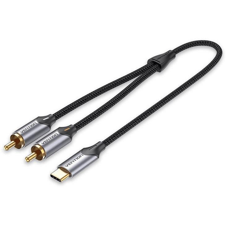 VENTION USB Type-C na 2x RCA (Cinch) kábel – 1m