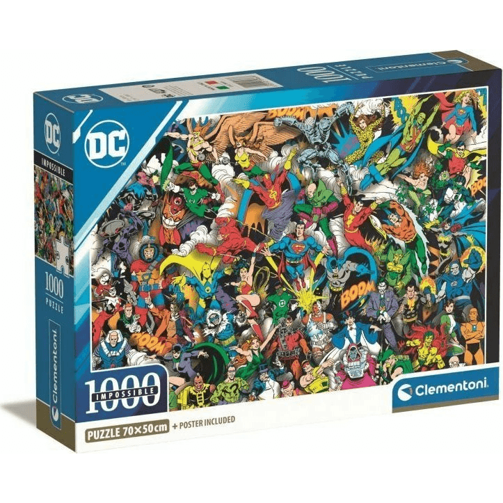 Clementoni DC Comics Impossible Puzzle 1000 kusov Komiks