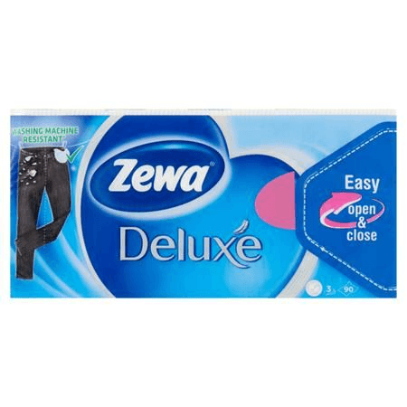 Zewa Papierové obrúsky 3-vrstvové, 90 ks "Deluxe", neparfumované
