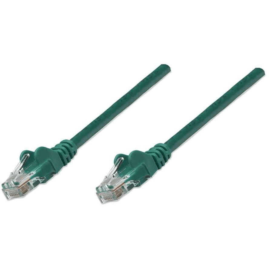 Intellinet 318945 sieťový kábel Zelená 1 m Cat5e U/UTP (UTP)