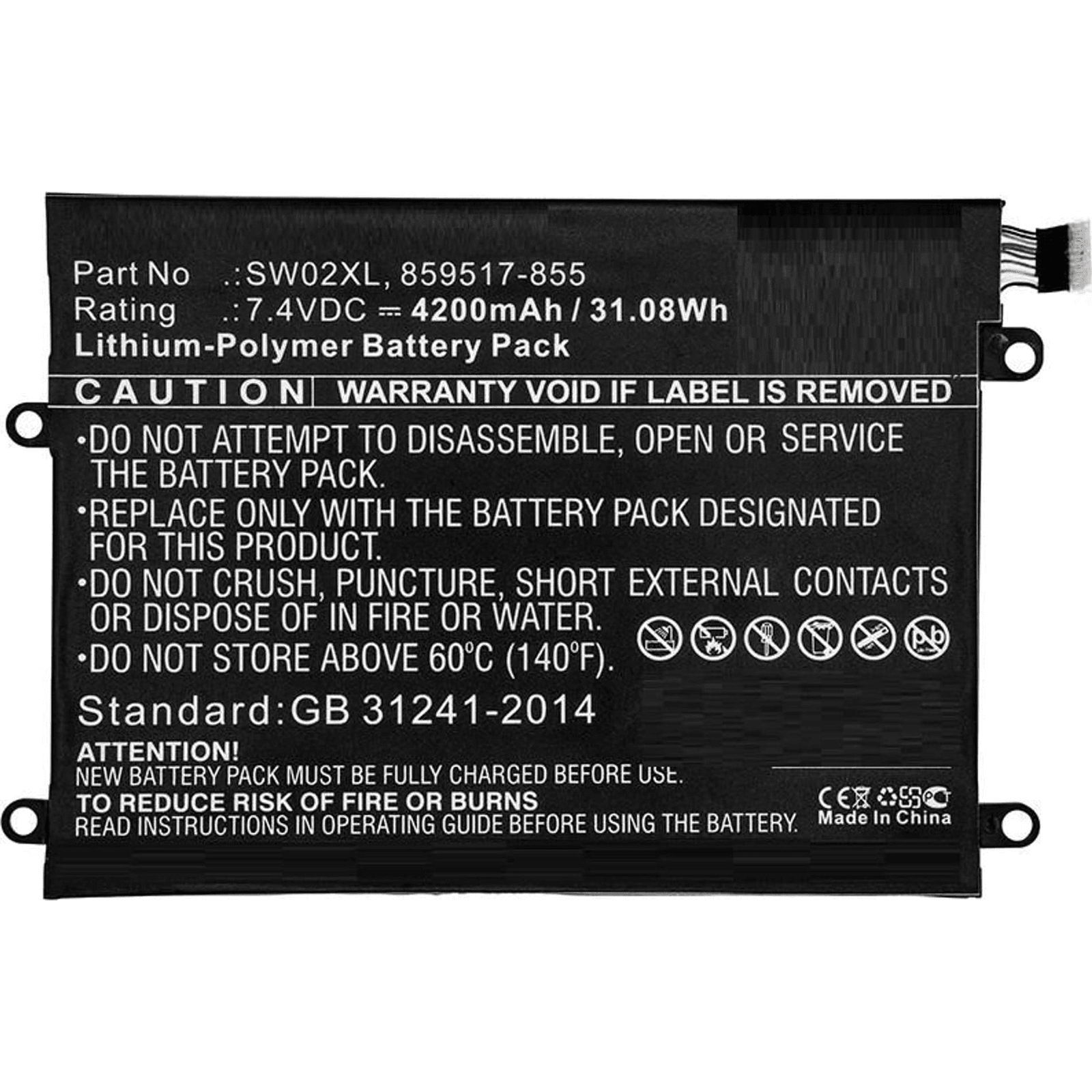 CoreParts MBXHP-BA0238 náhradný diel na laptop Batérie