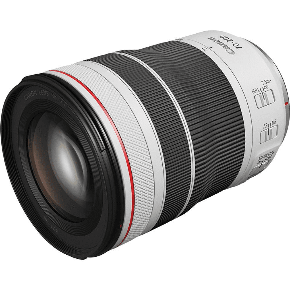 Canon RF 70-200mm F4L IS USM MILC/SLR Teleobjektív s transfokáciou Biela
