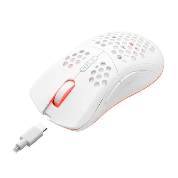 Myš MS Nemesis M700 RF 8000DPI 7P RGB LED PMW3325 biela