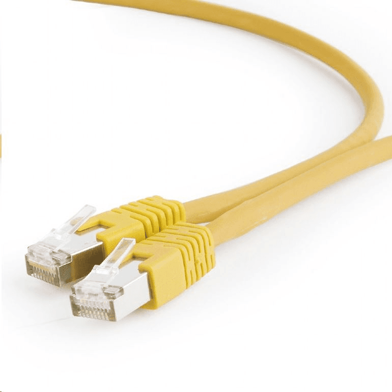 Patchcord Gembird S/FTP 6a RJ45 / RJ45 2 m žltý