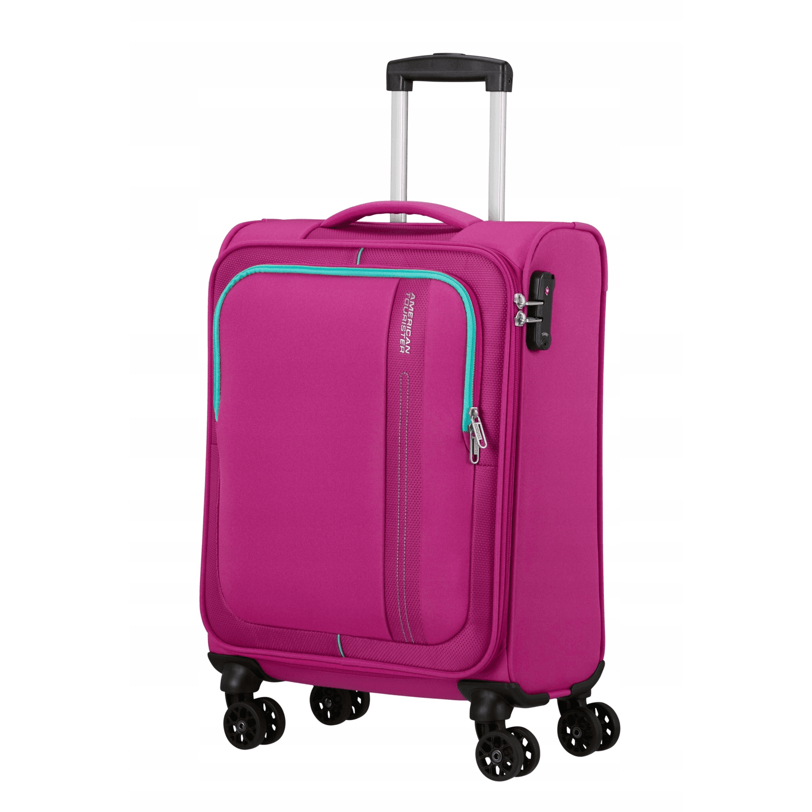 Kufor American Tourister Mäkký Príručný Polyester Ružový 55 cm TSA