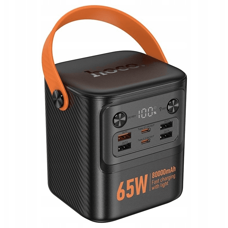 Externá powerbanka Hoco J152 Pro PD65W 80000mAh čierna