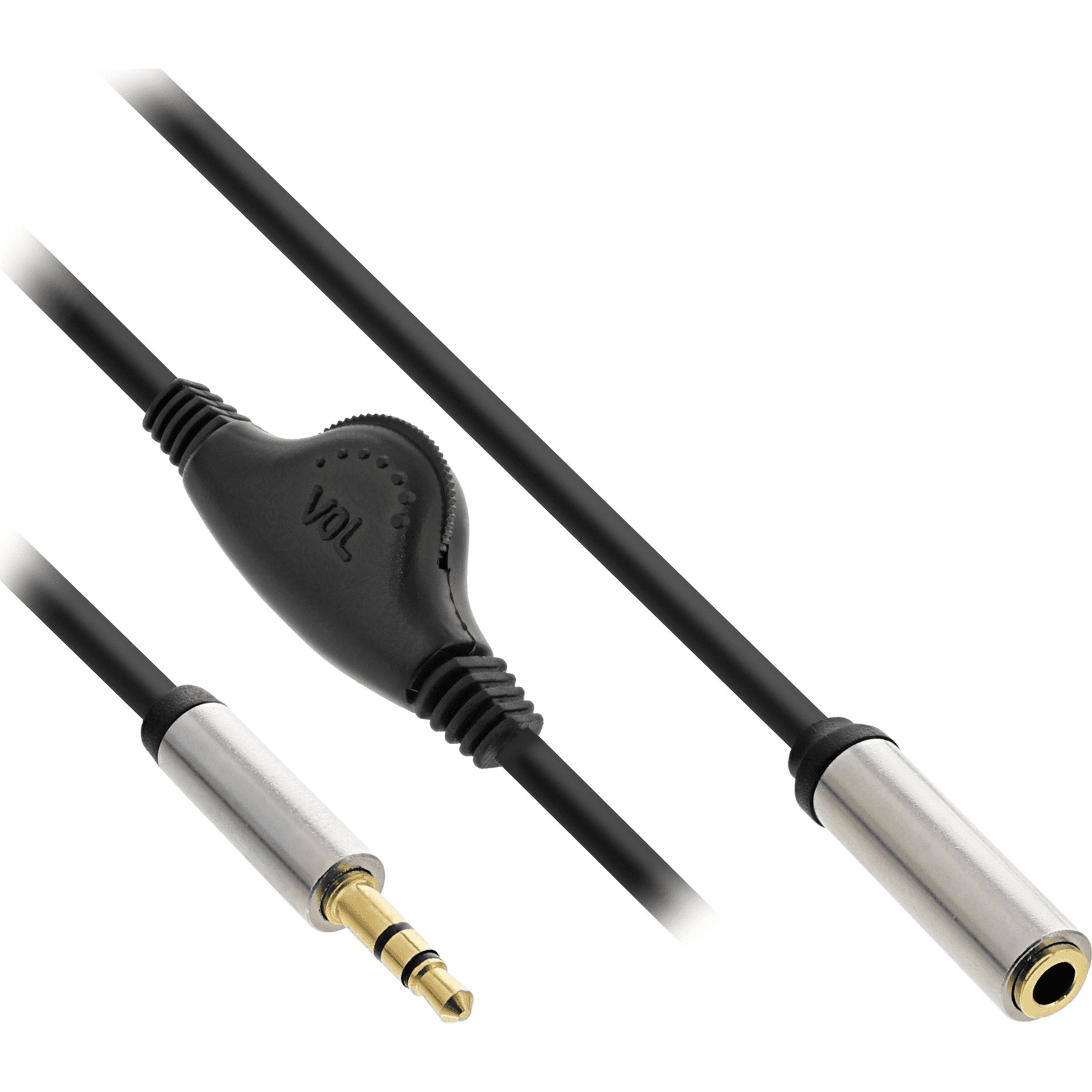 InLine 99253B audio kábel 0,25 m 3.5mm Čierna