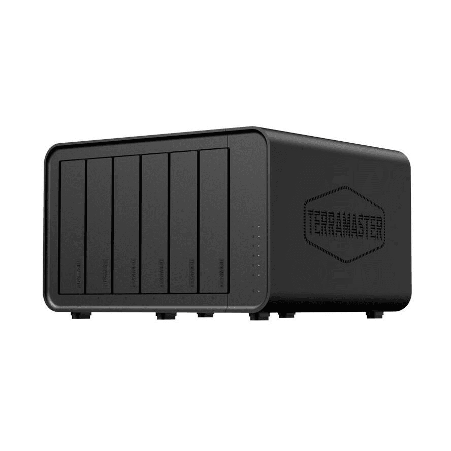 TerraMaster F6-424 MAX úložný server NAS Desktop Intel® Core™ i5 i5-1235U 8 GB DDR5 Čierna