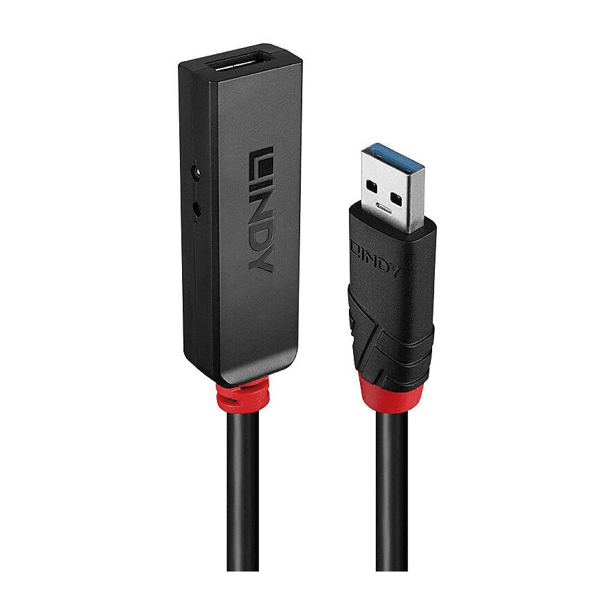 Lindy 43400 hub USB 3.2 Gen 1 (3.1 Gen 1) Type-C 5000 Mbit/s Čierna