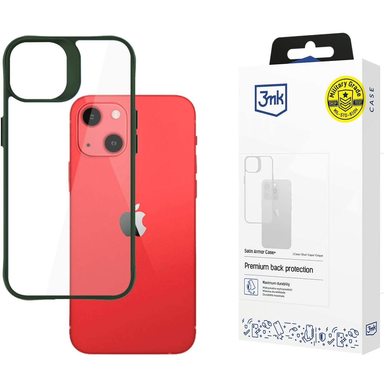 Kryt 3mk pre Apple iPhone 13 zelený