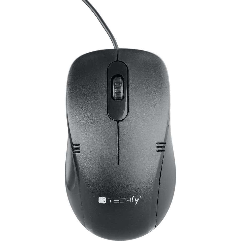 Techly IM 902-UBK myš Kancelária USB Typ-A Optický 1000 DPI