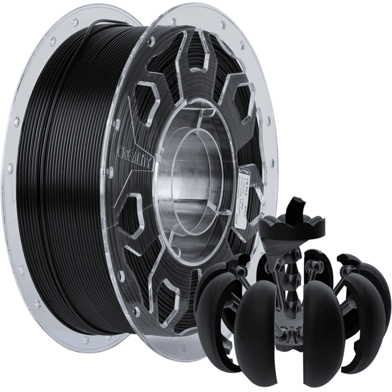 Creality Ender PLA 1.75mm čierna 1kg. Filament PLA+ pre 3D tlač 1000g.