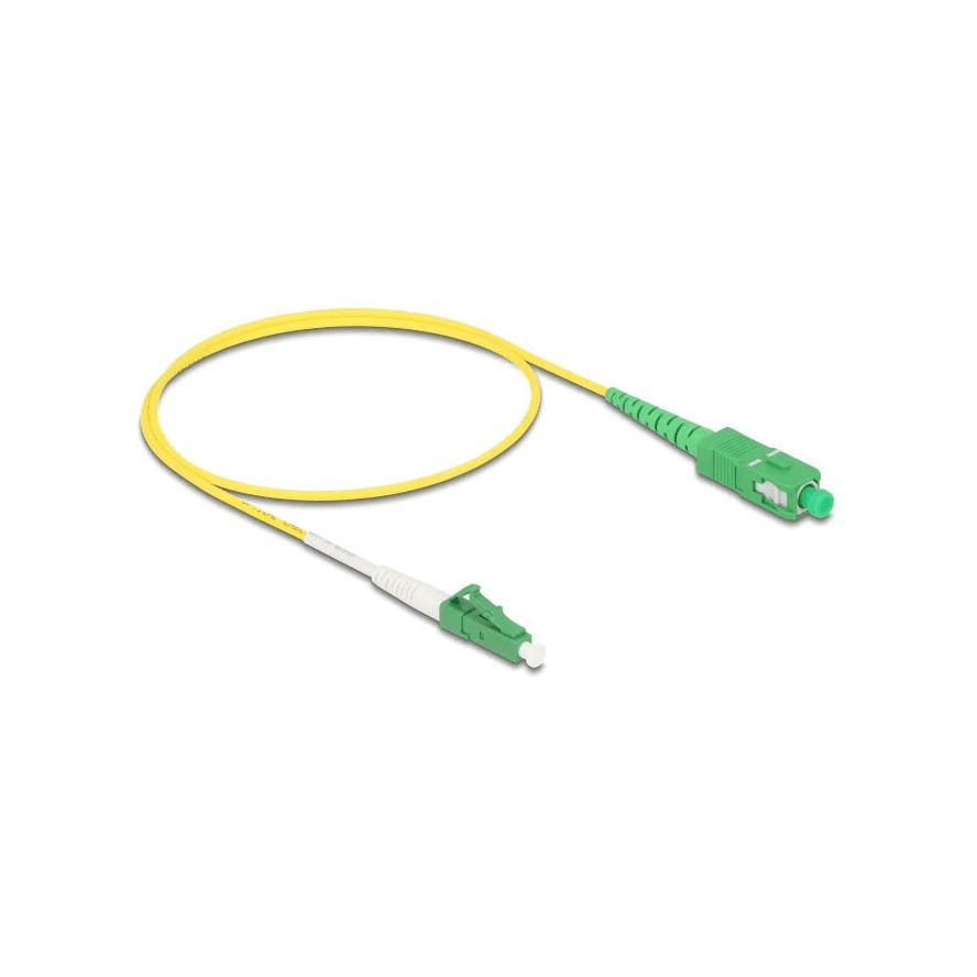 Optický kábel LC-APC na SC-APC Simplex Single-mode OS2 0,5 m Delock 83234