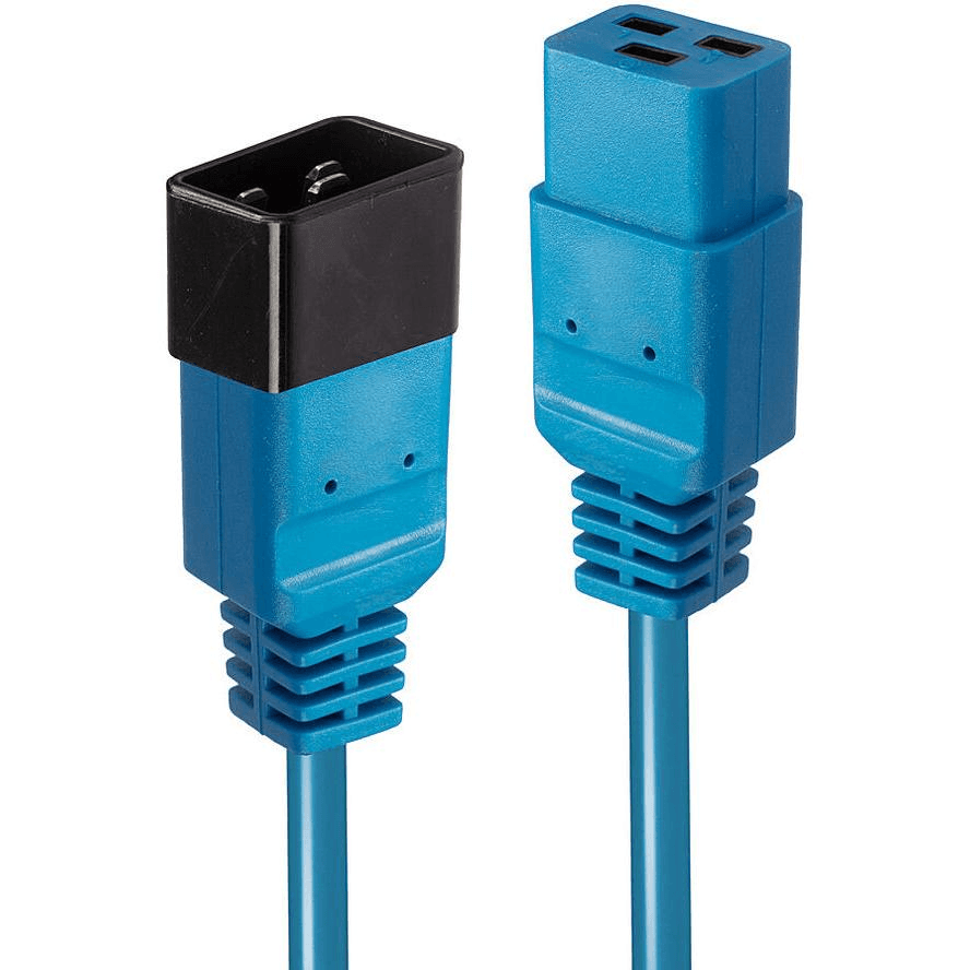 Lindy 30122 napájací kábel Modrá 3 m C19 zviazané C20 zviazané
