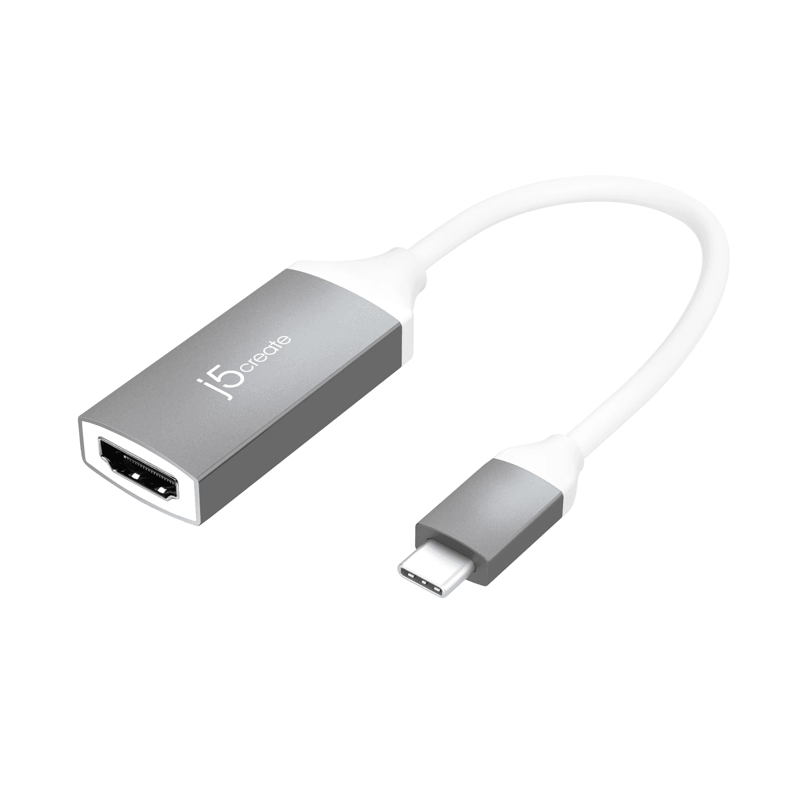 j5create JCA153G USB grafický adaptér 3840 x 2160 px Šedá, Biela