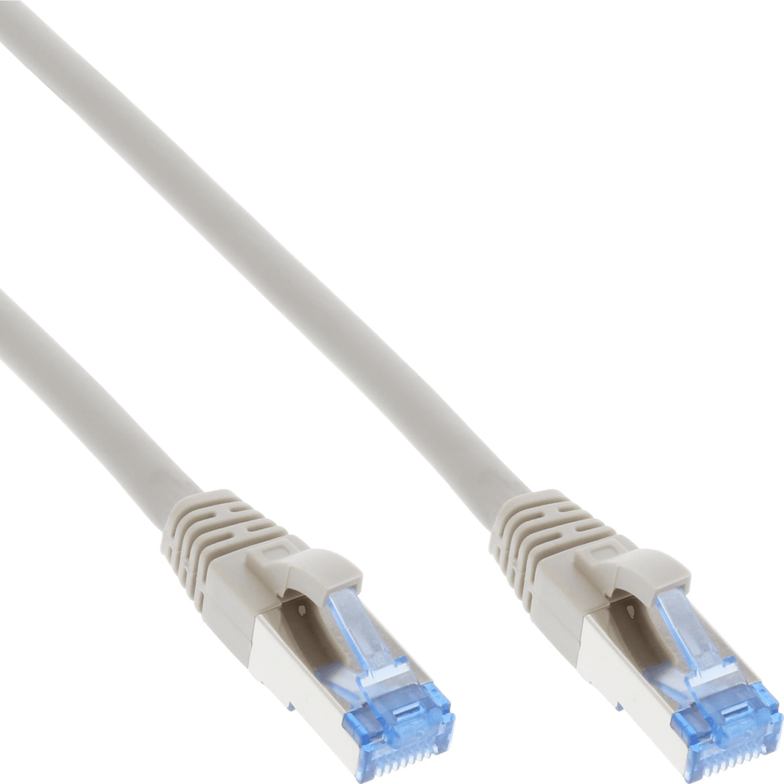 InLine B-76811 sieťový kábel Šedá 1 m Cat6a S/FTP (S-STP)