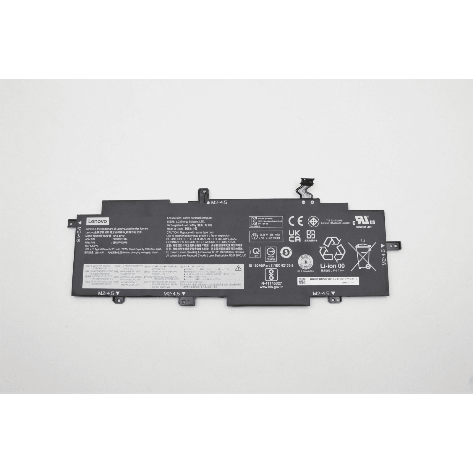 Lenovo 5B10W13976 náhradný diel na laptop Batérie