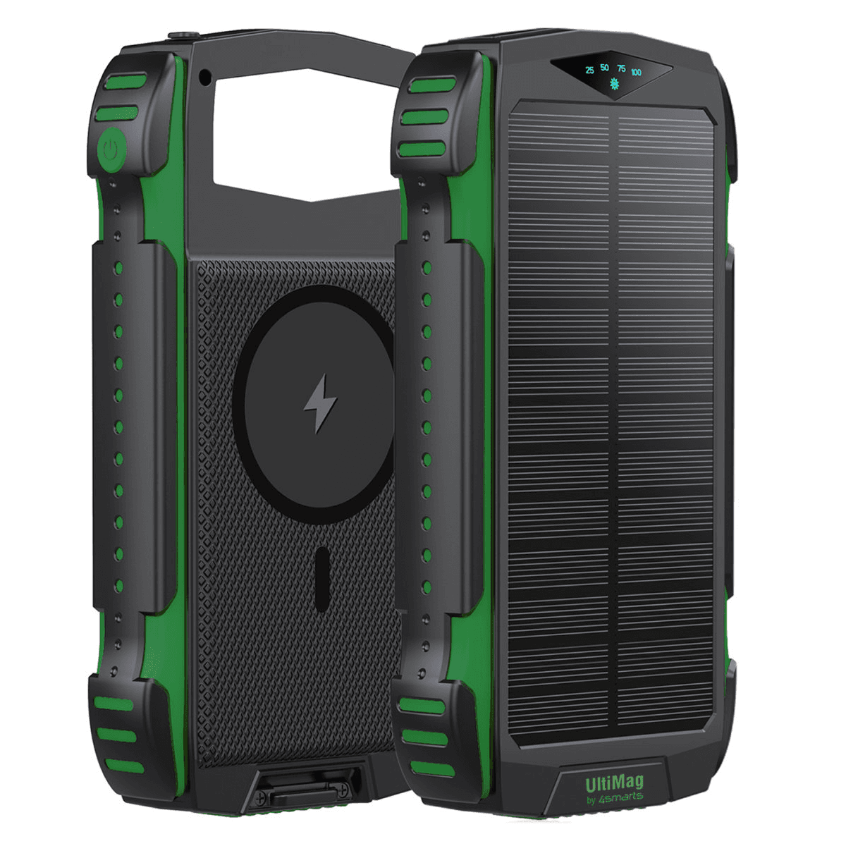 4smarts Powerbank Solar TitanPack Rugged UltiMag 20000mAh zelená/green 5