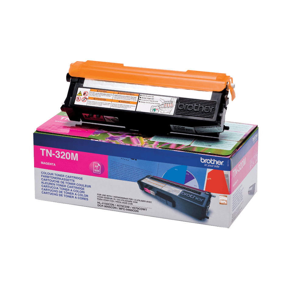 Brother TN-320M toner 1 kusov Originál Purpurová