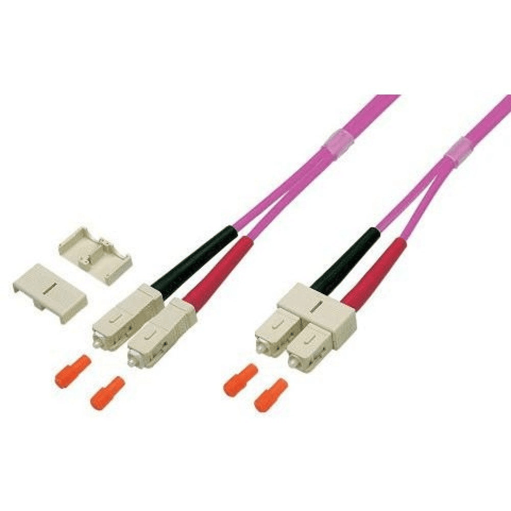 Techly ILWL D5-B-010/OM4 InfiniBand a kábel z optických vlákien 1 m SC Fuksia