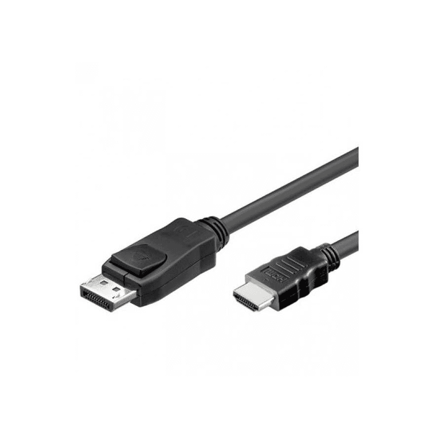 Techly ICOC DSP-H12-020 adaptér na video kábel 2 m DisplayPort HDMI Čierna