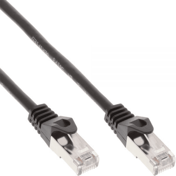 InLine 4043718123049 sieťový kábel Čierna 0,5 m Cat5e U/UTP (UTP)