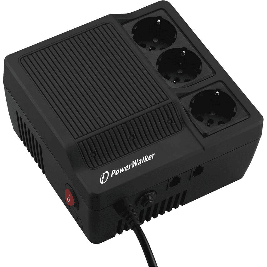 Stabilizátor napätia AVR Power Walker 220/230/240V, 1200VA 3X shuko out