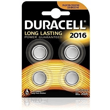 Lítiová batéria Duracell CR2016 4 ks