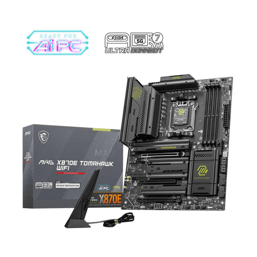 MSI MAG X870E TOMAHAWK WIFI základná doska AMD X870E Pätica AM5 ATX